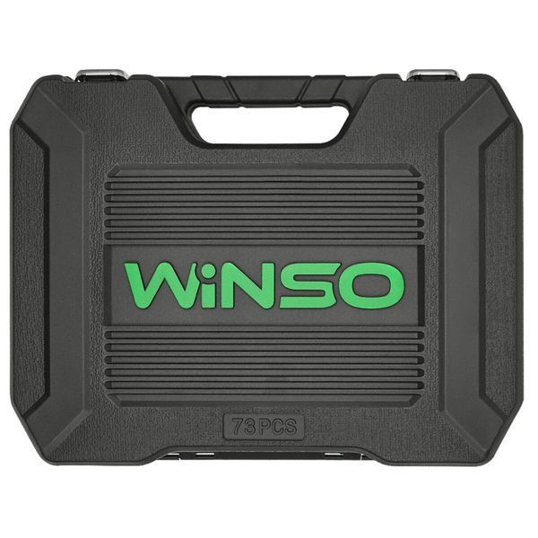 Профессиональный набор инструментов в кейсе Winso Pro 1/2", 1/4" 72 T, CR-V, 73 ед. LI_924073 фото