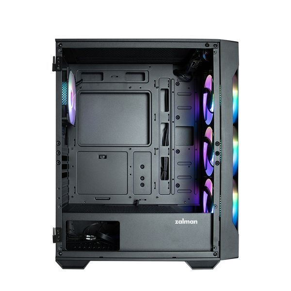 Корпус Zalman I3 Neo TG без БП, 1xUSB3.0, 2xUSB2.0, 4x120мм ARGB, VGA 355мм, LCS ready, TG Side/Front Panel, RC_I3NEOTGBLACK фото