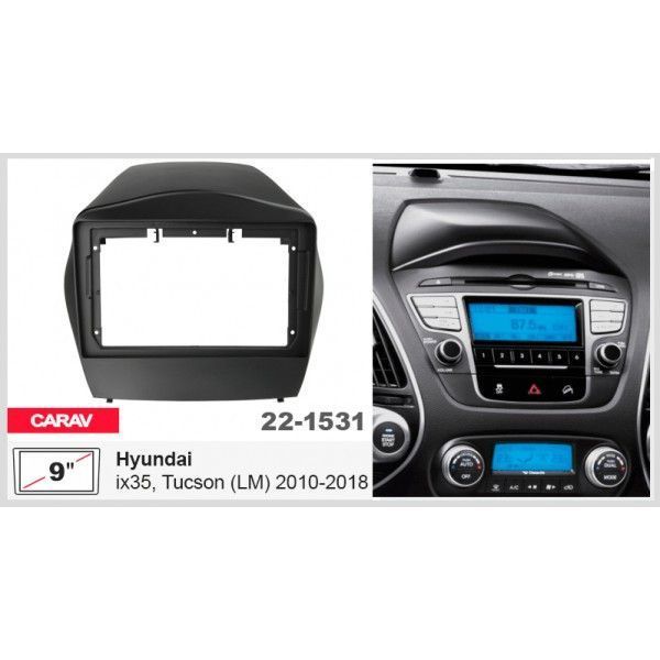 Перехідна рамка Hyundai ix35, Tucson Carav 22-1531 AV_22-1531 фото