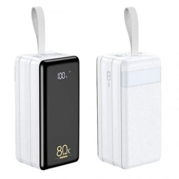Повербанк 80000 mAh 22,5 Вт Remax RPP-291 Білий AMA_266 фото