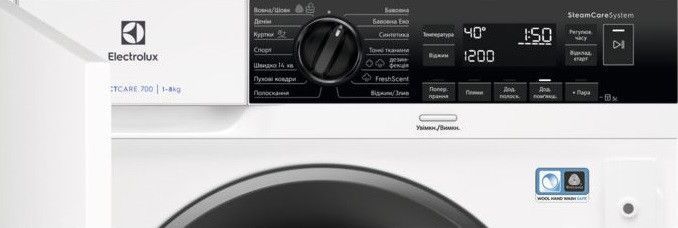 Стиральная машина Electrolux встроенная фронтальная, 8кг, 1400, A+++, 55см, дисплей, пара, инвертор, белый RC_EW7N7F348SUI фото