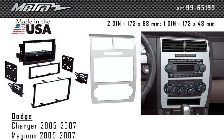 Переходная рамка Dodge Charger, Magnum Metra 99-6519S AV_99-6519S фото