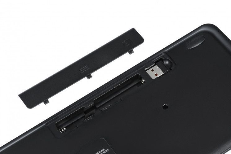 Клавиатура 2E Touch Keyboard KT100 WL Black RC_2E-KT100WB фото