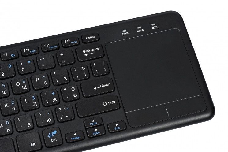 Клавиатура 2E Touch Keyboard KT100 WL Black RC_2E-KT100WB фото