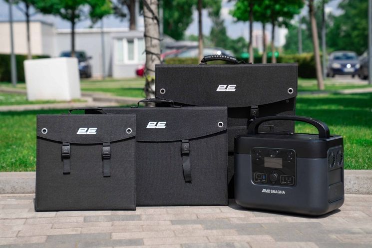 Портативна сонячна панель 2E, DC 120 Вт, USB-С 18 Вт, USB-A 24 Вт RC_2E-LSFC-120 фото