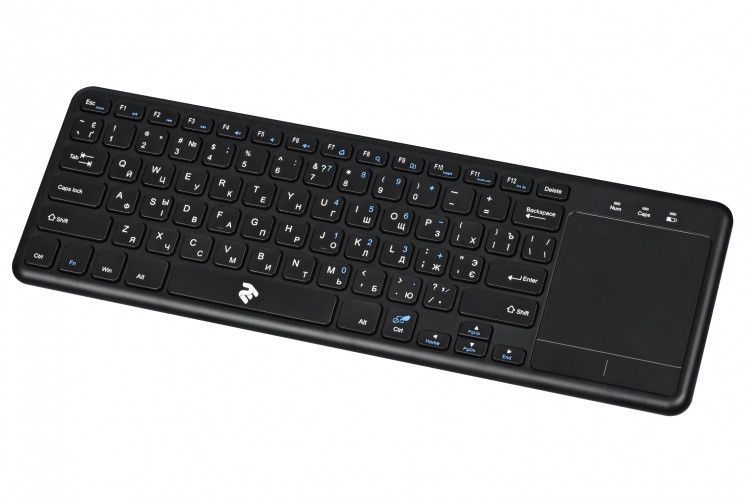 Клавиатура 2E Touch Keyboard KT100 WL Black RC_2E-KT100WB фото