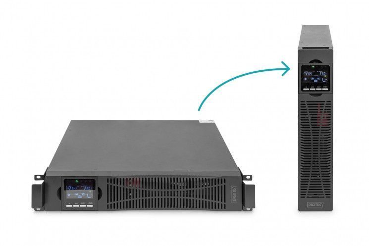Силовой блок Digitus Power Module, 6kVA/6kW, LCD, Hardwire In/Out, RS232, USB, Rack/Tower RC_DN-170106 фото