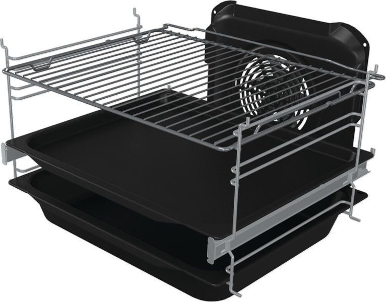 Плита Gorenje електрична склокерамічна, 70л, 60x60см, дисплей, приготування з парою, програматор, RC_GECS5C70WA фото