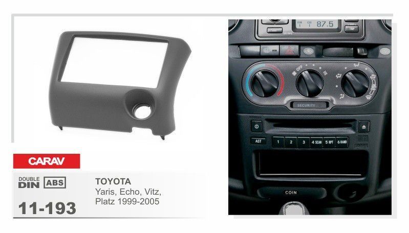 Перехідна рамка CARAV 11-193 для TOYOTA Yaris, Echo 1999-2005 AV_11-193 фото