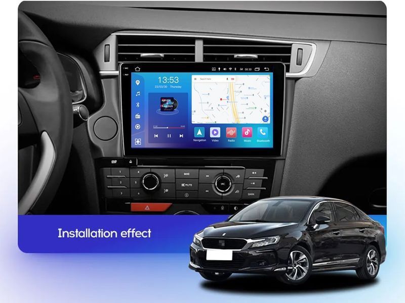 Штатна автомагнітола FORS.auto FS 6 MAX для Citroen DS 6 (6+128Gb, 9") 2014-2018 FA_FS-6355 фото