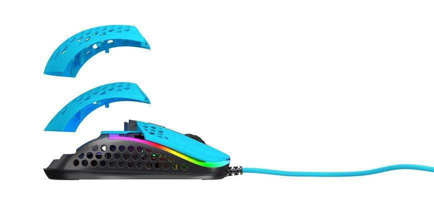 Cherry Xtrfy Миша ігрова M42 RGB USB Miami Blue RC_XG-M42-RGB-BLUE фото