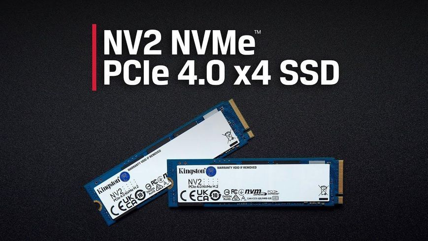Накопичувач SSD Kingston M.2 1TB PCIe 4.0 NV2 RC_SNV2S/1000G фото
