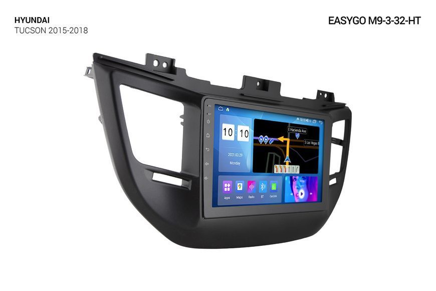 Штатна автомагнітола EasyGo M9-3-32-HT QLED Hyundai Tucson MA_M9-3-32-HT фото