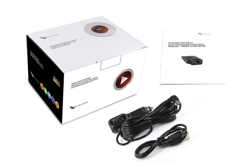 Відеореєстратор Falcon HD91-LCD Wi-Fi MA_FN HD91-LCD-W фото