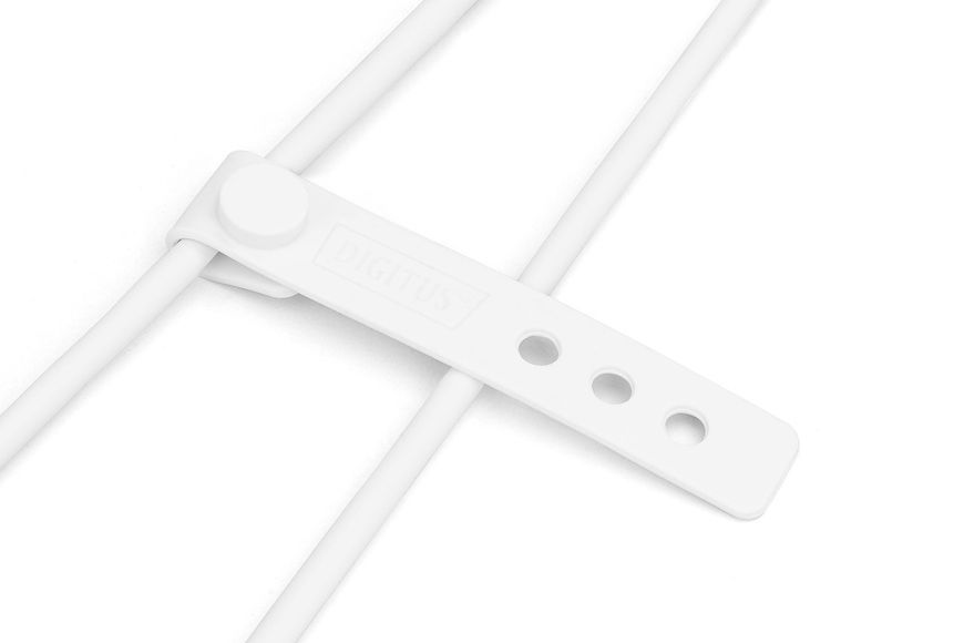 Digitus USB-A > Lightning зарядки/синхронізації, 1м, USB 2.0, 12W, силіконовий, білий RC_AK-600108-010-W фото