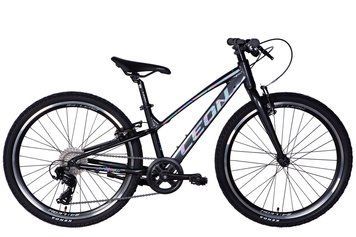 Велосипед AL 24" Leon JUNIOR Vbr CS рама-12" чорний 2025 VT_OPS-LN-24-107 фото