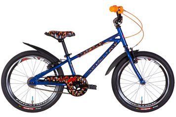 Велосипед сталь 20 Formula ACTIVE під трещітку рама-10" синій з крилом Pl 2024 VT_OPS-FRK-20-205 фото