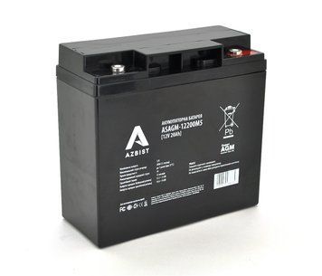 Аккумулятор ASBIST Super AGM ASAGM 12200M5 12V 20Ah (181х77х167) U_03663 фото