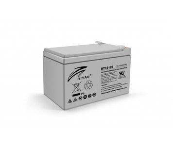 Акумуляторна батарея AGM RITAR RT12120, Сірий кейс, 12В 12.0 Ач (151х98х 95 (101) ) Q4 U_03224 фото