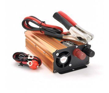 Инвертор напряжения Voltronic, 1500W, 24/220V, approximated, 1 универсальная розетка, клемы + USB U_18073 фото