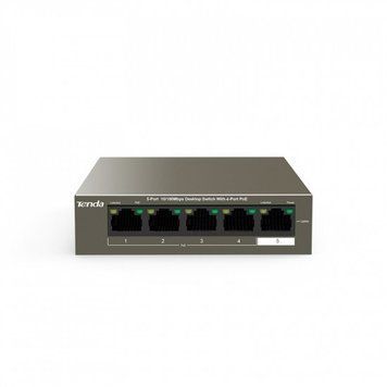 Коммутатор Tenda TEF1105P-4-63W 5xFE RC_TEF1105P-4-63W фото