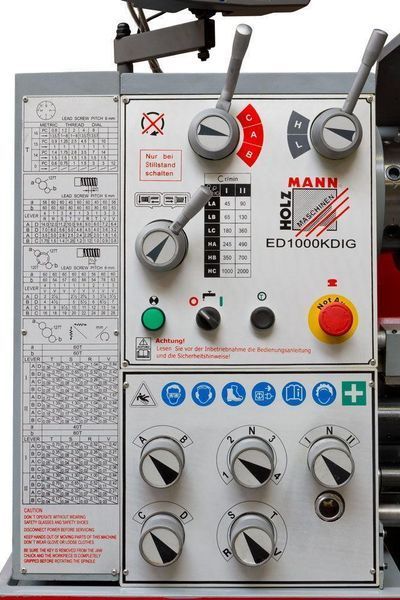 Токарно-гвинторізний верстат Holzmann ED 1000KDIG KM_ED1000KDIG_400V фото