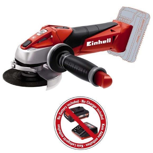 Болгарка аккумуляторная Einhell TE-AG 18 Li - Solo (4431110) (без аккумулятора и ЗУ) RC_4431110 фото