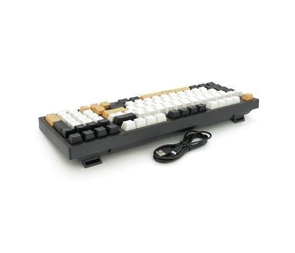 Клавіатура iMICE GK500 USB Wired (TYPE-C), довжина кабелю 100см, (Eng), White-Black, 94к U_34666 фото