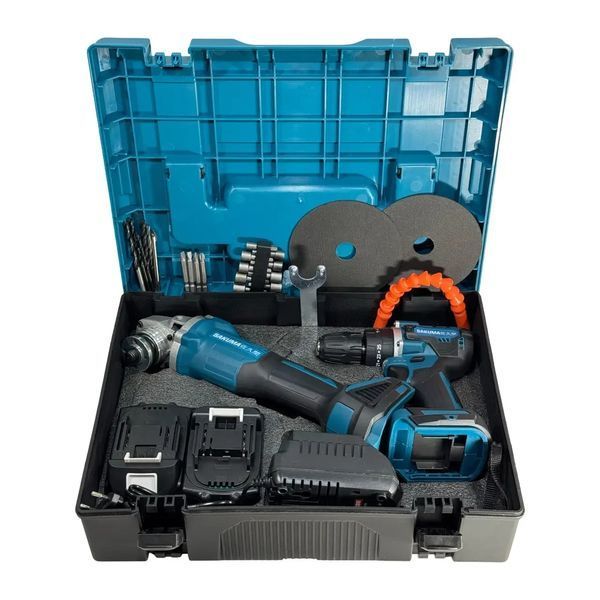 Набір акумуляторного інструменту Sakuma BLUE CX2T (CD5521B, CAG521B) HY_99113666 фото