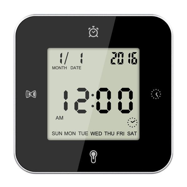 Часы настольные Technoline WT344 Black/Silver (WT344) DS_DAS301304 фото