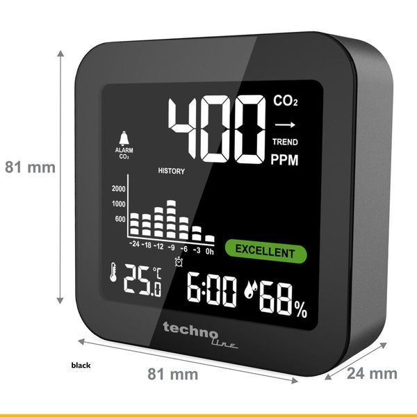 Метеостанція Technoline WL1025 Black (WL1025) DS_DAS301773 фото