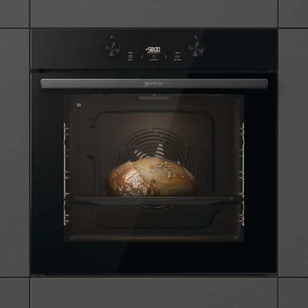 Gorenje Духова шафа електрична, 77л, A+, пара, дисплей, піроліз, чорний RC_BPS6737E04DBG фото