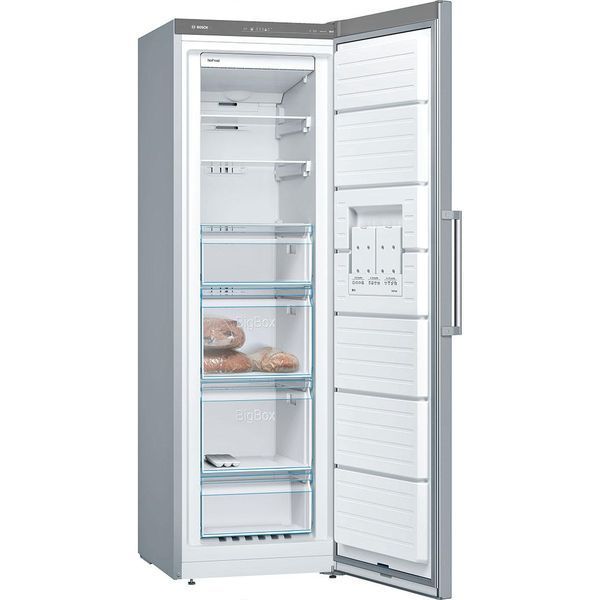 Морозильная камера Bosch, 186x60x65, 242л, 1дв., А++, NF, нерж RC_GSN36VL30U фото