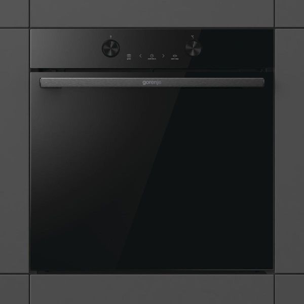 Gorenje Духова шафа електрична, 77л, A+, пара, дисплей, піроліз, чорний RC_BPS6737E04DBG фото