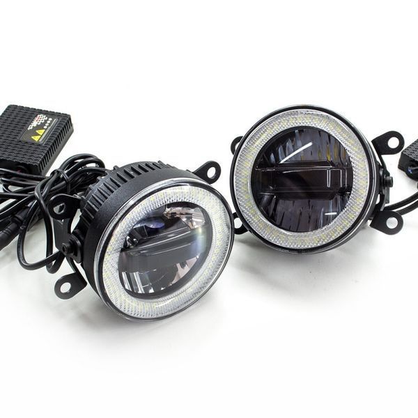 Противотуманные фары LED DRL 90 мм KL_1837 фото