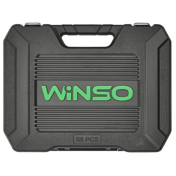 Профессиональный набор инструментов в кейсе Winso Pro 1/2", 1/4" 72Т, CR-V, 56ед. LI_924056 фото