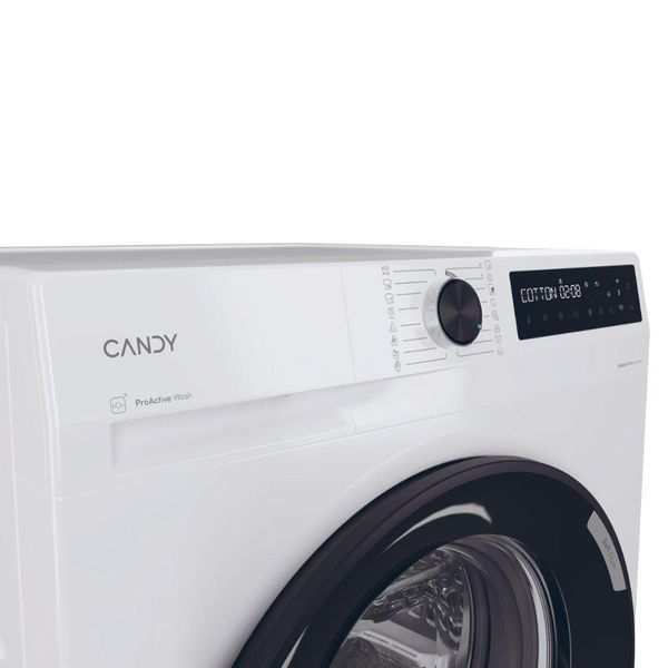 Candy Пральна машина фронтальна, 10кг, 1400, A+++, 60см, дисплей, пар, інвертор, білий RC_BR410B8-S фото