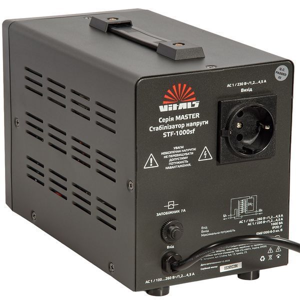 Стабілізатор напруги Vitals Master STF-1000sf IN_246602 фото