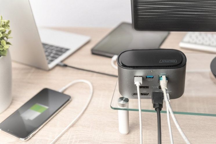 Док-станция DIGITUS USB-C, 11 Port, SSD Enclosure RC_DA-70889 фото