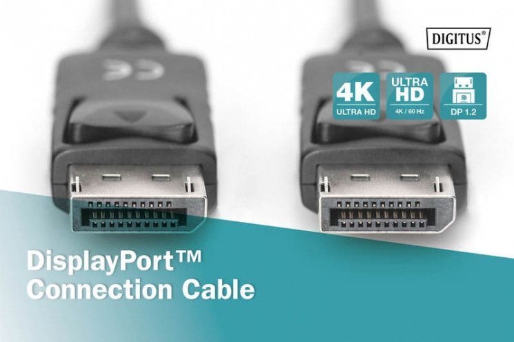 Кабель Digitus DisplayPort (AM/AM) 15m, black RC_AK-340100-150-S фото