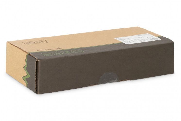 Патч-панель DIGITUS САТ 6A STP, настольная, 12 портов, собранная, черная RC_DN-91612SD-EA фото