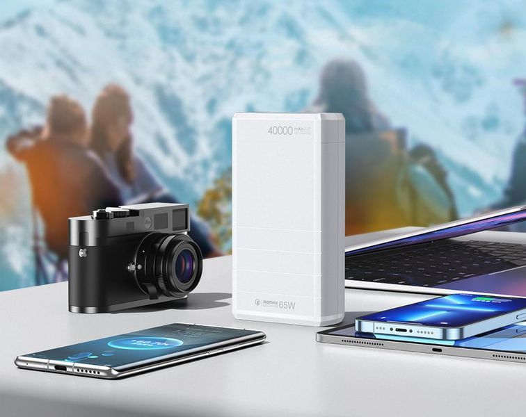 Повербанк 40000 mAh 65 Вт Remax RPP-310 Білий AMA_310 фото