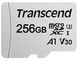 Карта памяти Transcend microSD 256GB C10 UHS-I R100/W40MB/s + SD RC_TS256GUSD300S-A фото 1