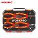 Набір шарнірно-губцевого інструменту діелектричний WORKPRO (4 предм.) EN/IEC 60900 10000V PRO PLUS WP204703 DC_408910 фото 1