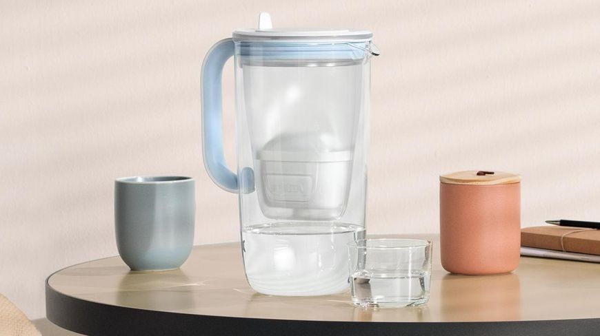 Фільтр-глечик Brita Glass Jug One, скляний, 2.5л, синій RC_1050452 фото