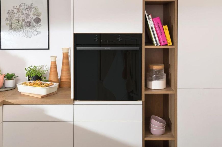 Gorenje Духова шафа електрична, 77л, A+, пара, дисплей, піроліз, чорний RC_BPS6737E04DBG фото