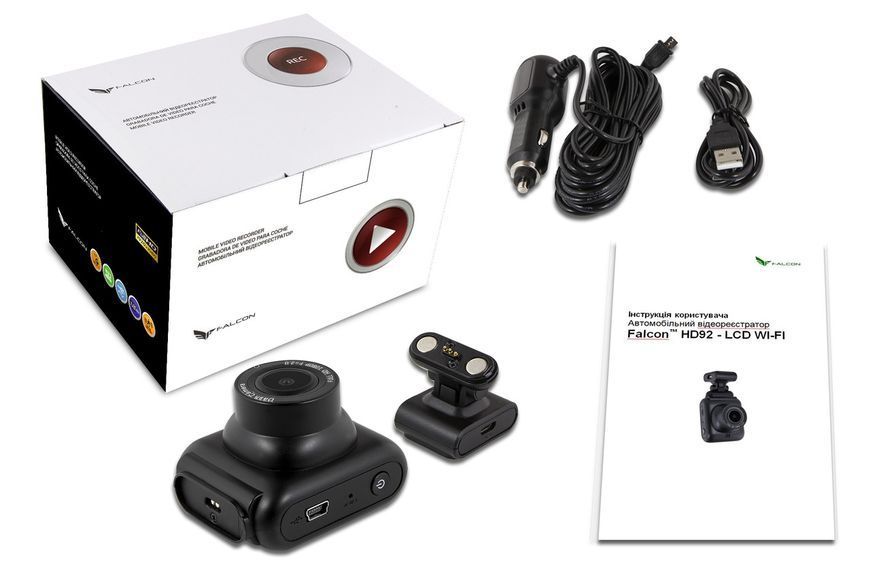 Відеореєстратор Falcon HD92-LCD Wi-Fi MA_FN HD92-LCD Wi-fi фото