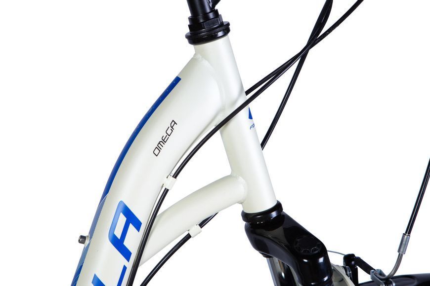 Велосипед сталь 26" Formula OMEGA AM Vbr рама-18" белый (матовый) с багажником задн. St с крылом St 2024 VT_OPS-FR-26-727 фото