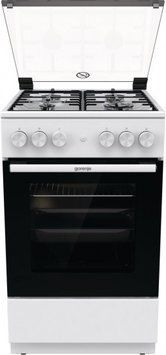 Плита Gorenje GGI5A21WH газова, 67л, 50x60см, емальовані реш, білий RC_GGI5A21WH фото