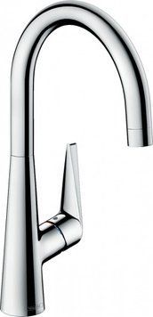 Змішувач для кухні Hansgrohe Talis S, довж.виливу - 203мм, поворотний, 1важіль, KM260, хром RC_72810000 фото